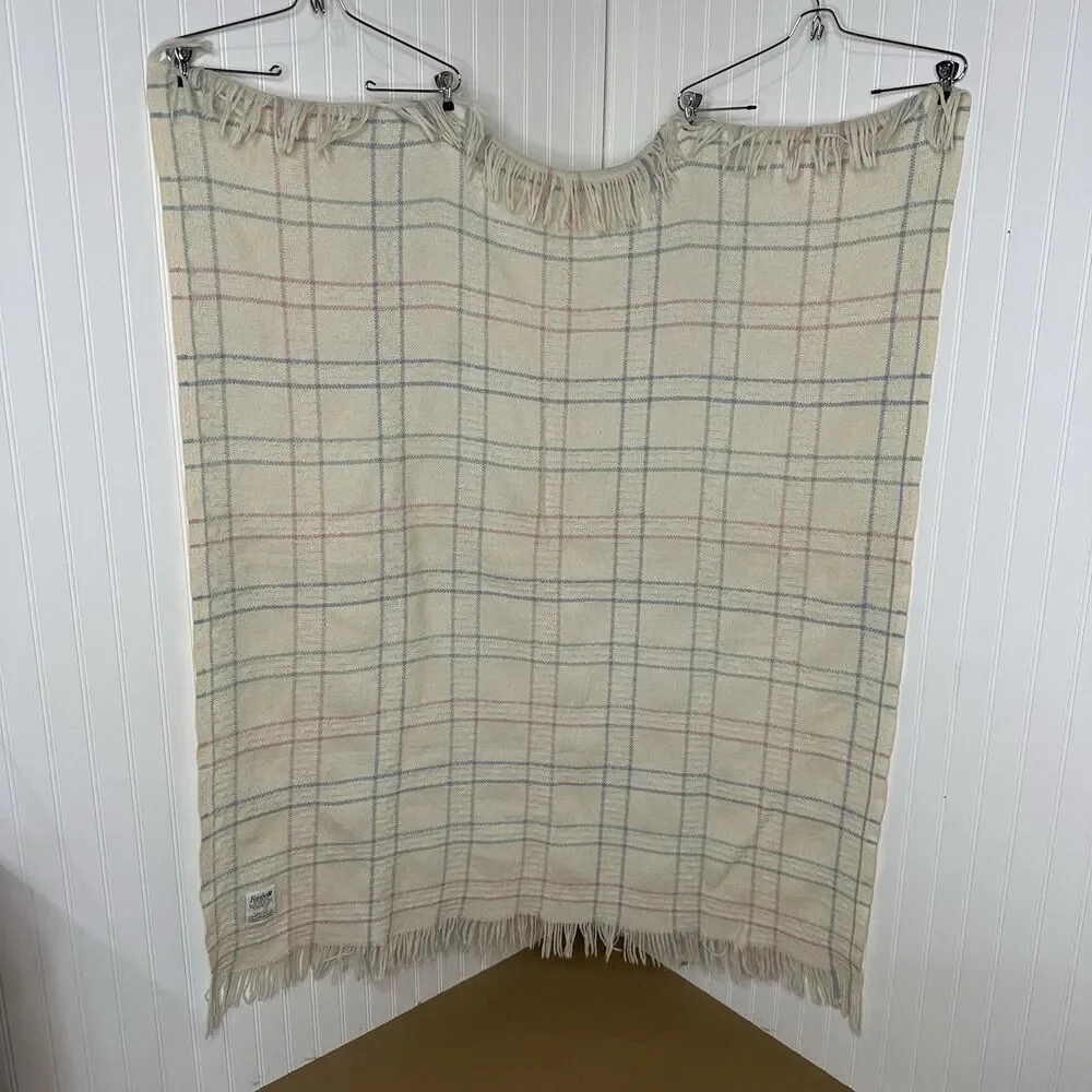 Vtg‎ Faribo Woolen Mill Throw Blanket 45x56